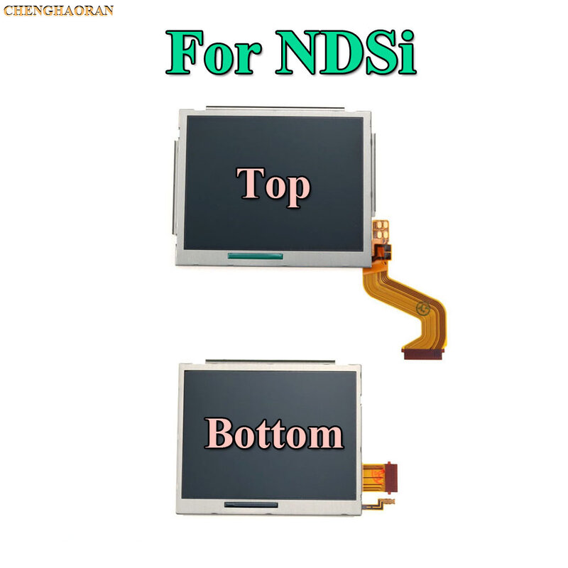 قطع غيار شاشة LCD سفلية وعلوية سفلية لشاشة نينتندو d DS Lite/NDS/NDSL/NDSi جديدة 3DS LL XL لمفتاح نينتندو d
