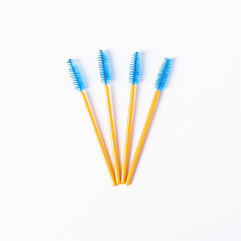 100 pçs lash escova compõem escovas rímel descartável varinhas aplicador olho cílios cosméticos escovas maquillaje ferramentas de extensão
