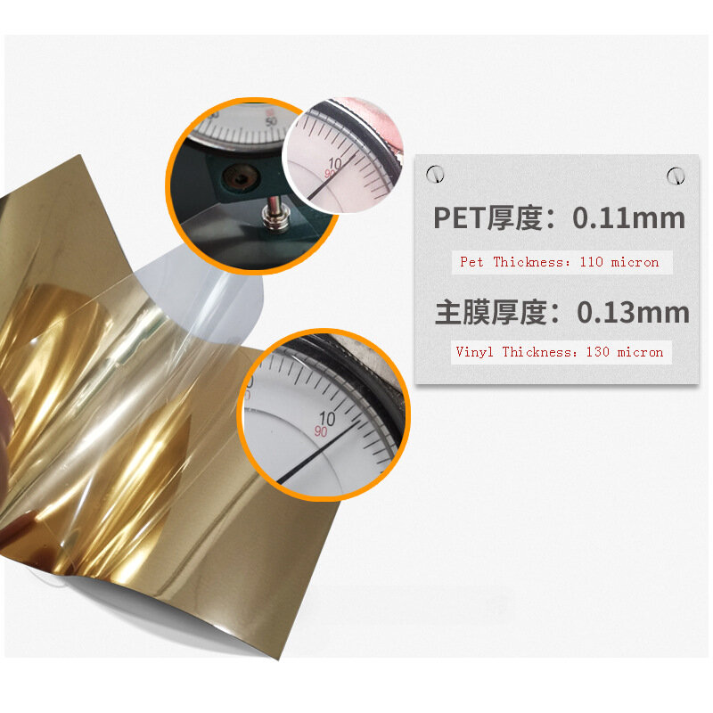 Película de transferencia de calor para ropa, vinilo metálico Flexible de polivinílico personalizado de Metal suave Pu de alta elasticidad, a todo Color y de varios tamaños