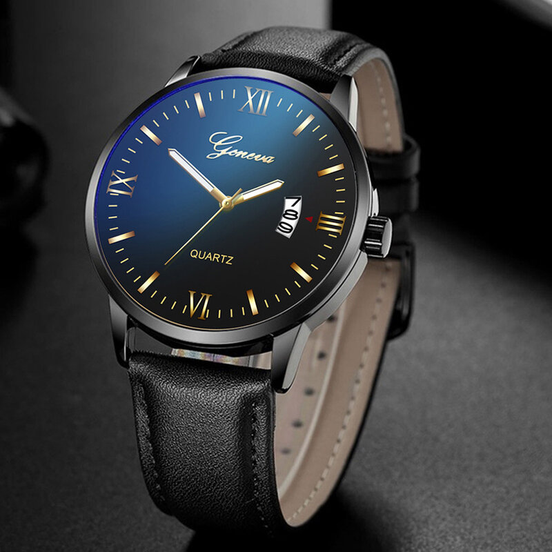 แฟชั่นQuartzนาฬิกาผู้ชายกีฬานาฬิกาควอตซ์นาฬิกาข้อมือหนังนาฬิกาผู้ชายนาฬิกาข้อมือRelogio Masculino