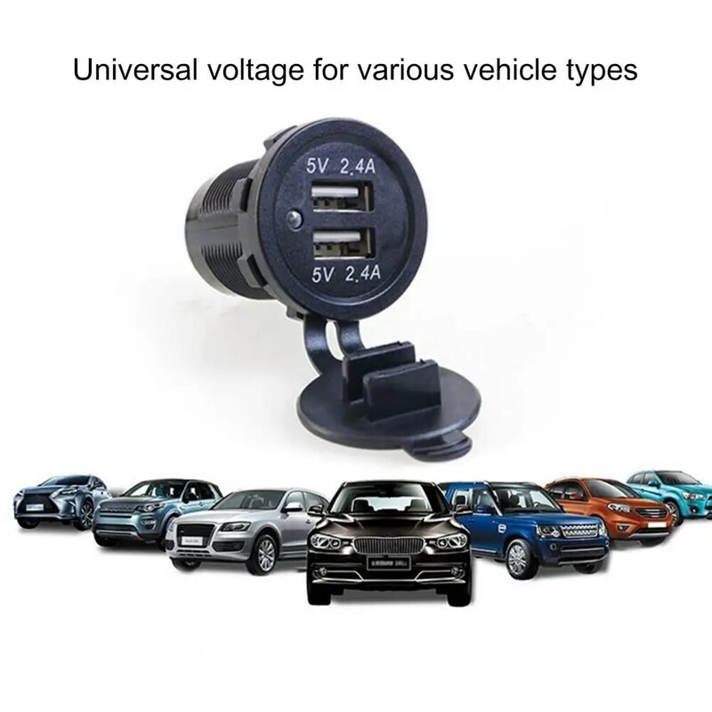 Adaptateur universel de chargeur de voiture, prise USB, Charge rapide, PC, voiture, compacte, pour camping-Car