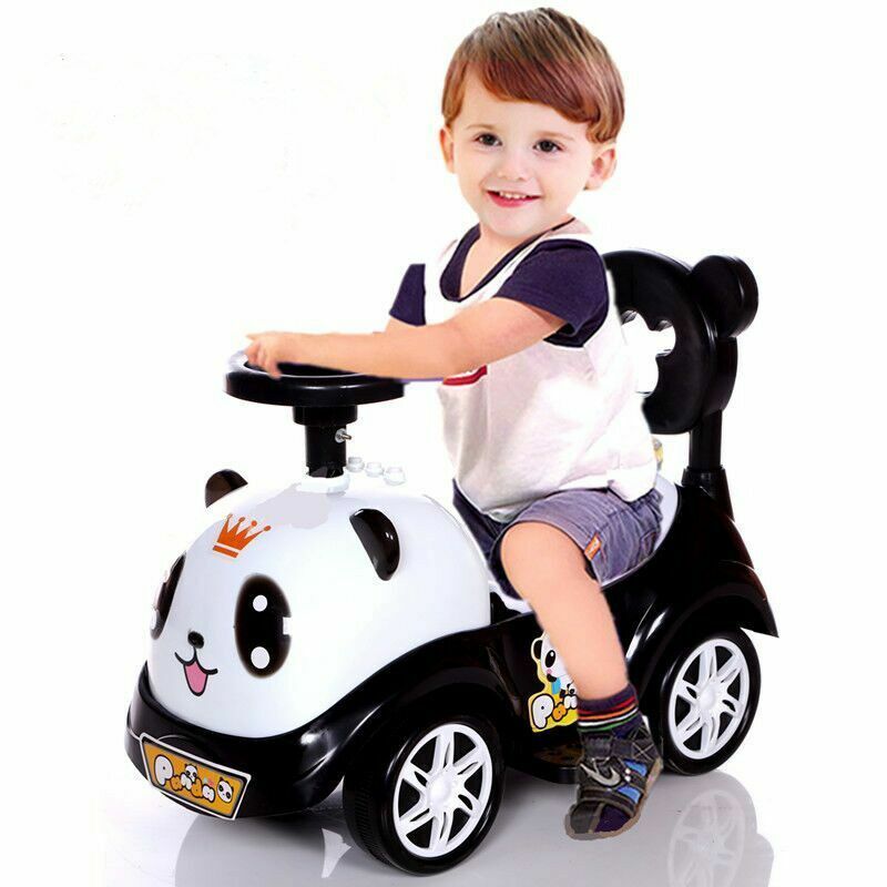 Coche giratorio para niños de 1 a 3 años, scooter de bebé con música, niña y niño de cuatro ruedas, puede sentarse en scooter de juguete, coche yo, regalo