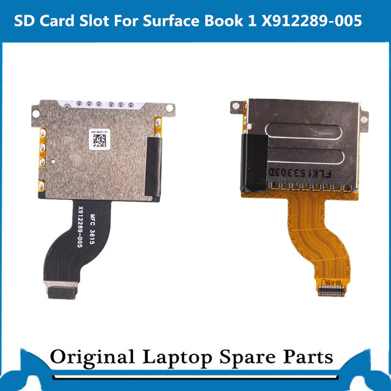 Original SD Card Slot Reader for Miscrosoft Surface Book 1 1703 1704 1705 Book 2 1734 1835  X912289-005 M1010541-001
