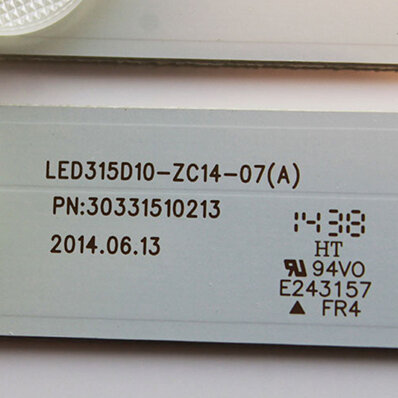 Fitas de led para retroiluminação de tv, para haier le32b310n le32b8000t, le32b8500t, kit de bandas de led