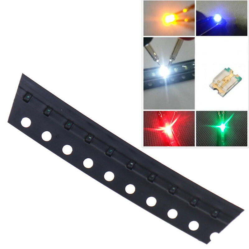 1Pc LED Ultra Bright Patch Light Emitting Diode 0402 1206 Red Blue White