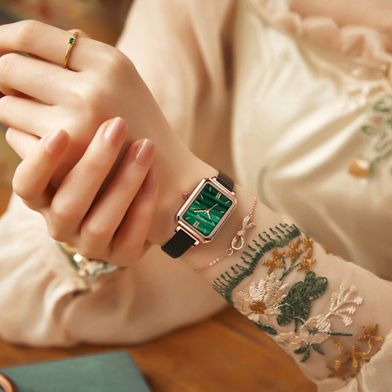 優秀な女性の腕時計クォーツ腕時計ステンレス鋼カリスマレディース腕時計hll1