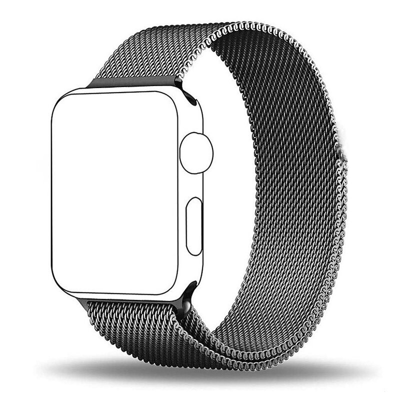 Cinghia Per Apple watch band 44 millimetri 40 millimetri 42 millimetri 38 millimetri Milanese Loop di Apple orologio 4 5 iwatch 3 2 in acciaio inox Accessori braccialetto