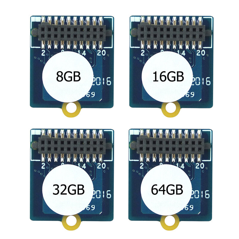 Module EMMC pour Nano Pi, 8 go, 16 go, 32 go, 64 go, compatible Micro SD, adaptateur T2, carte multimédia intégrée
