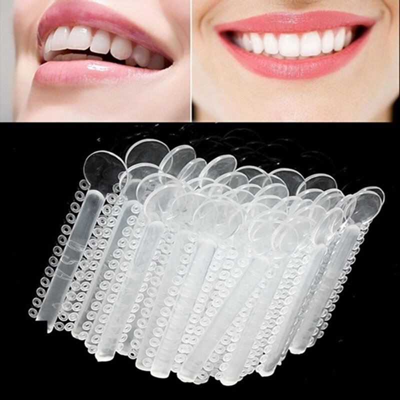 Fitas ortodônticas 20/40 peças, transparente/preto/colorido dental ligaduras bucais elásticas de borracha ferramentas de dentista atacado