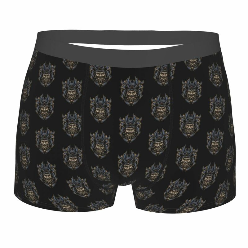 Samurai Blauwe Onderbroek Breathbale Slipje Mannelijke Ondergoed Print Shorts Boxer Briefs