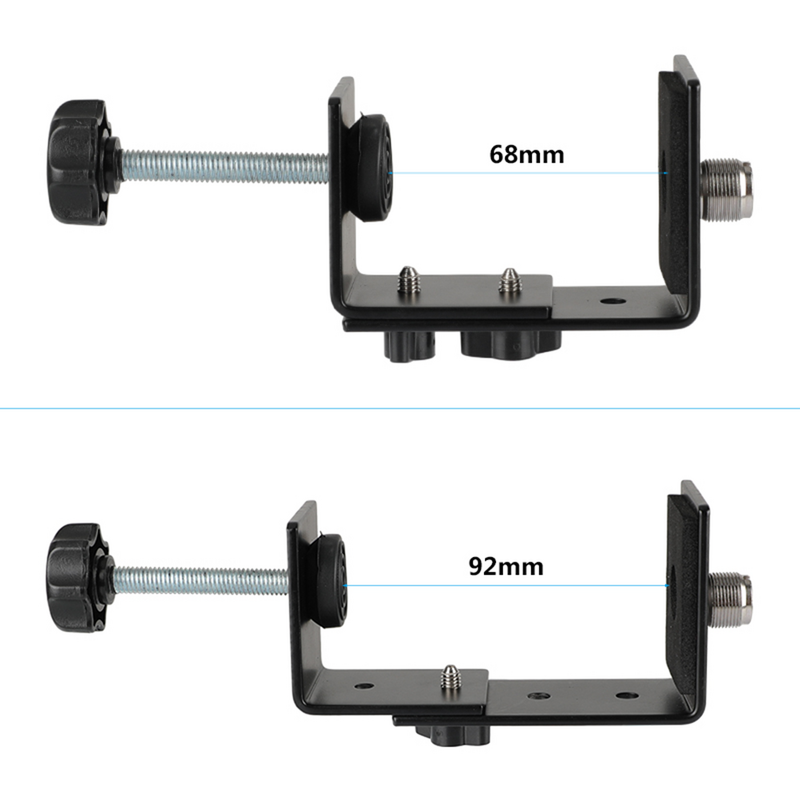 5/8 "-27オスから1/4"-20マイク用の調整可能なクランプロックグリップ固定電話