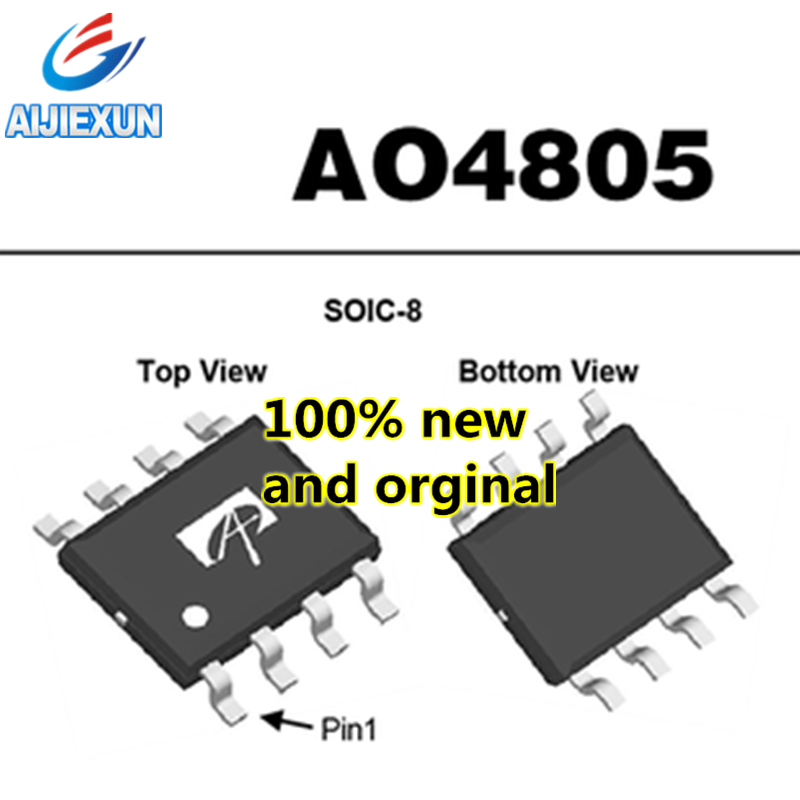 10 piezas 100% nuevo y original SOP-8 AO4805 A04805 GA6Y11 MOS, gran stock