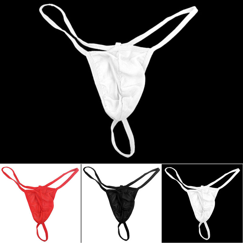 Męskie seksowne stringi typu T-Back transparentne męskie majtki bez pleców seksowna bielizna męska bielizna erotyczna majtki Bikini kalesony