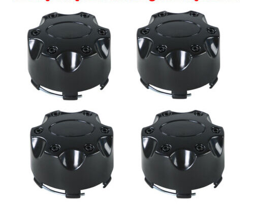 Preto Wheel Center Caps, compatível para Polaris Ranger RZR Sportsman, 1521509-521