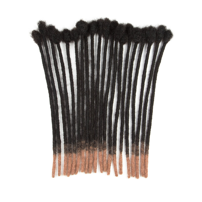 RemyForte-rastas de cabello humano 100% Afro, extensiones de cabello humano rizado a granel para trenzas retorcidas, 20/40/60 hebras por lote
