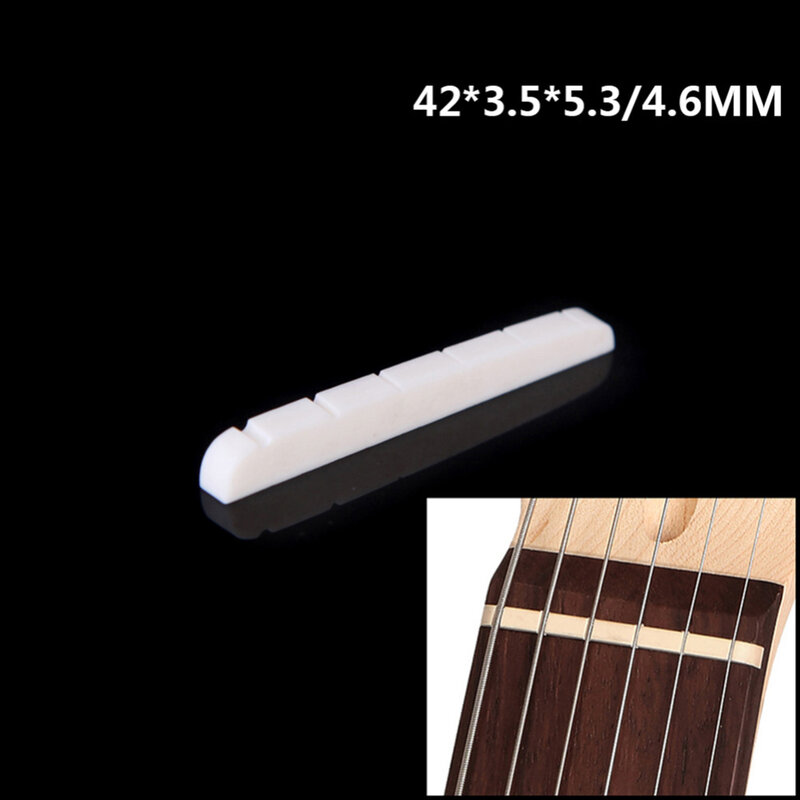Pengganti untuk Fender Strat Tele ST TL Gitar Listrik Kacang Tulang 6 Senar Gitar Bridge Saddle Instrumen Aksesori