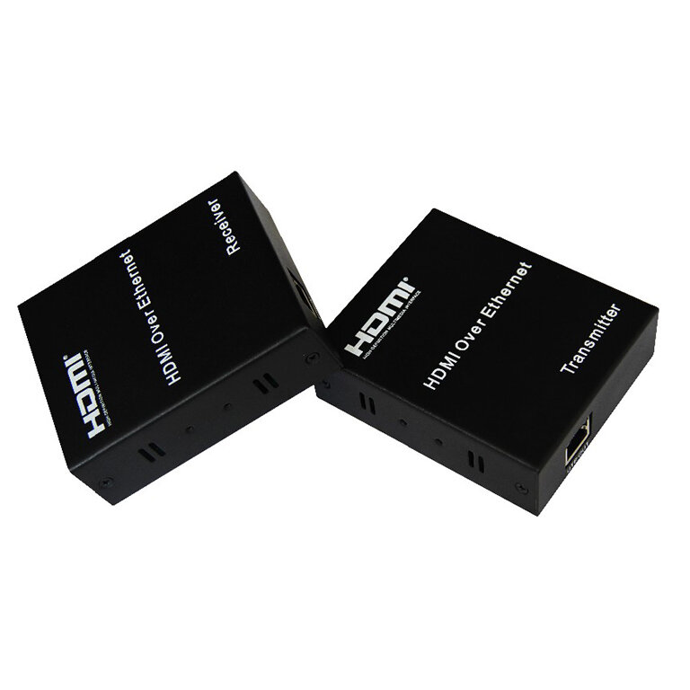 Extender Splitter HDMI su Ethernet 1080P su Cat5e Cat6 con supporto telecomando IR 1 mittente a molti ricevitori