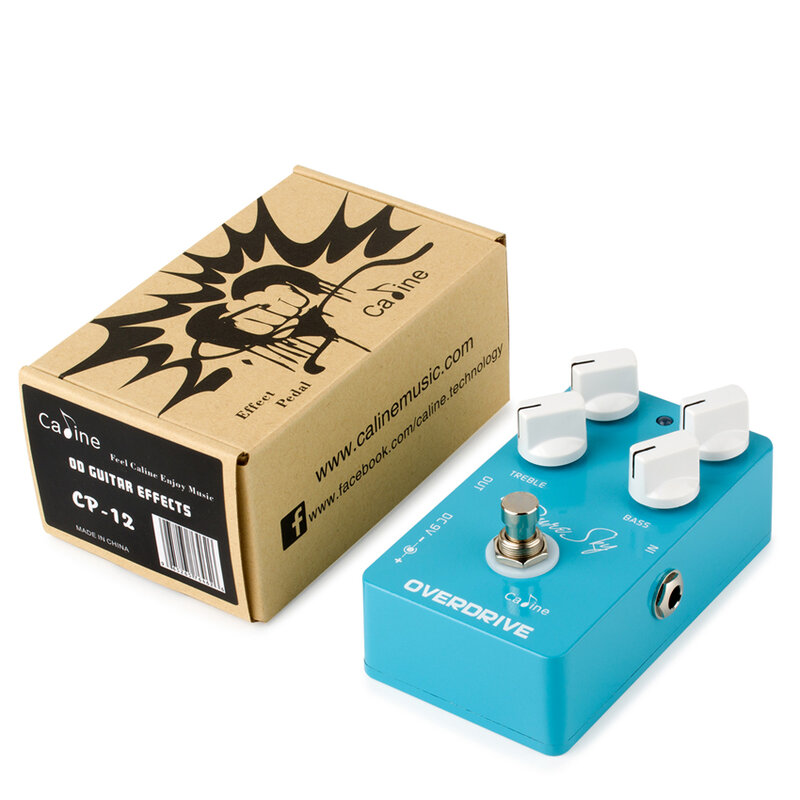 Caline CP-12 Pure Sky OD JEPedal Pédale Overdrive Pure et Clean JEEffprotected JEAccessrespiration