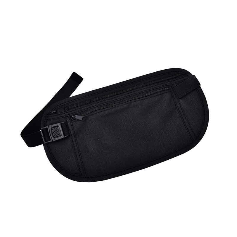 Viagem ao ar livre invisível cintura saco correndo cintura bolsa esporte bolsa sacos de ginásio anti-roubo pacote de cintura masculino buyonegech 25.8*13.5 cm