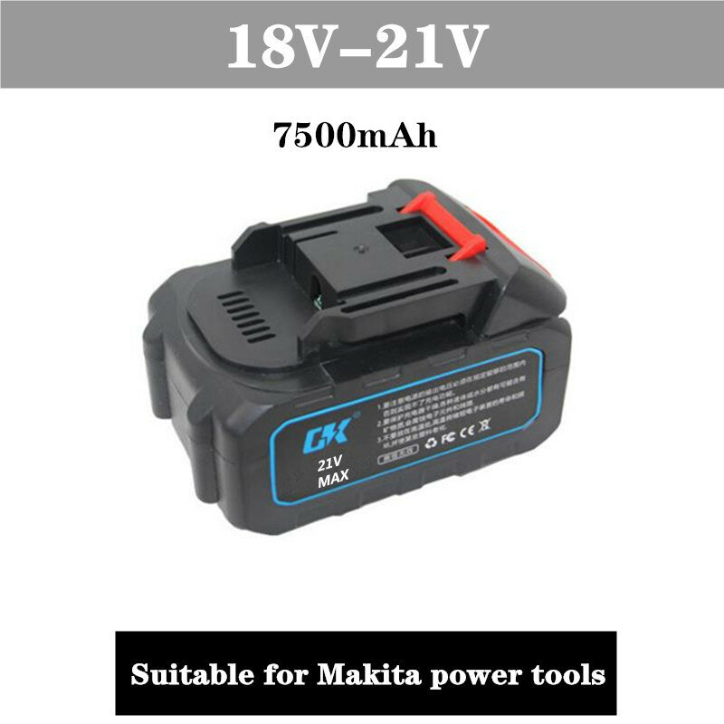 18V 20V 21V klucz elektryczny bateria o dużej pojemności 18650 bateria litowa szlifierka kątowa młot elektryczny