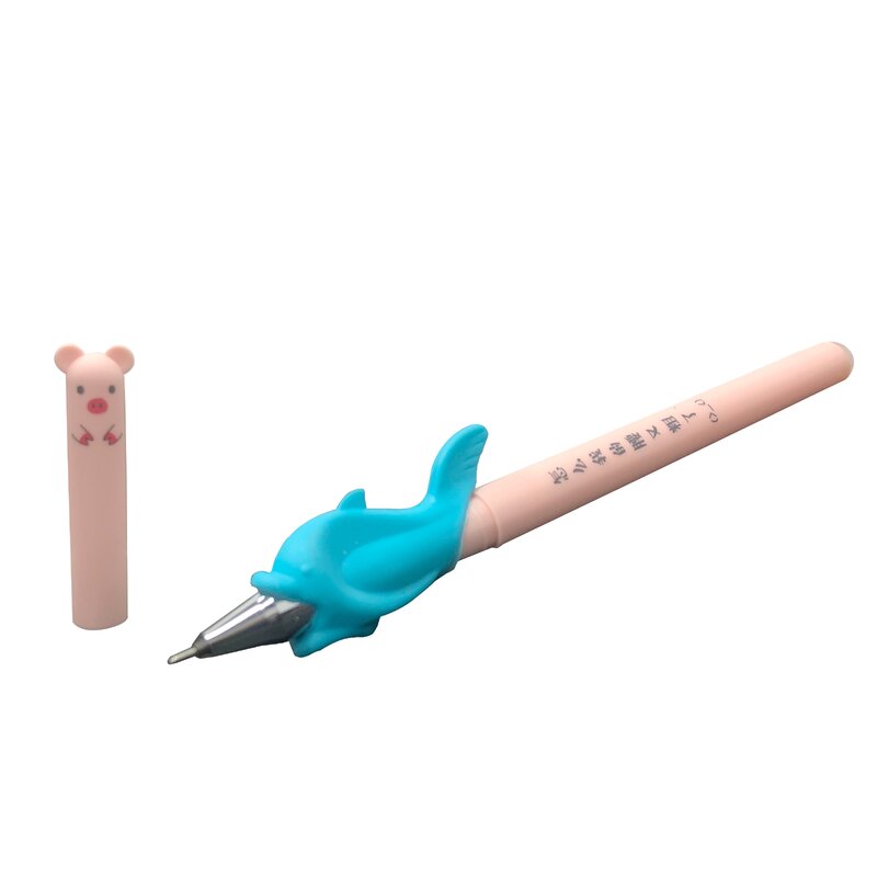 56Pcs/Set Cute Animals Gel pens 0.5mm Refill Rod Magic Erasable Pens for School kawaii Washable Handle Writing Stationery
