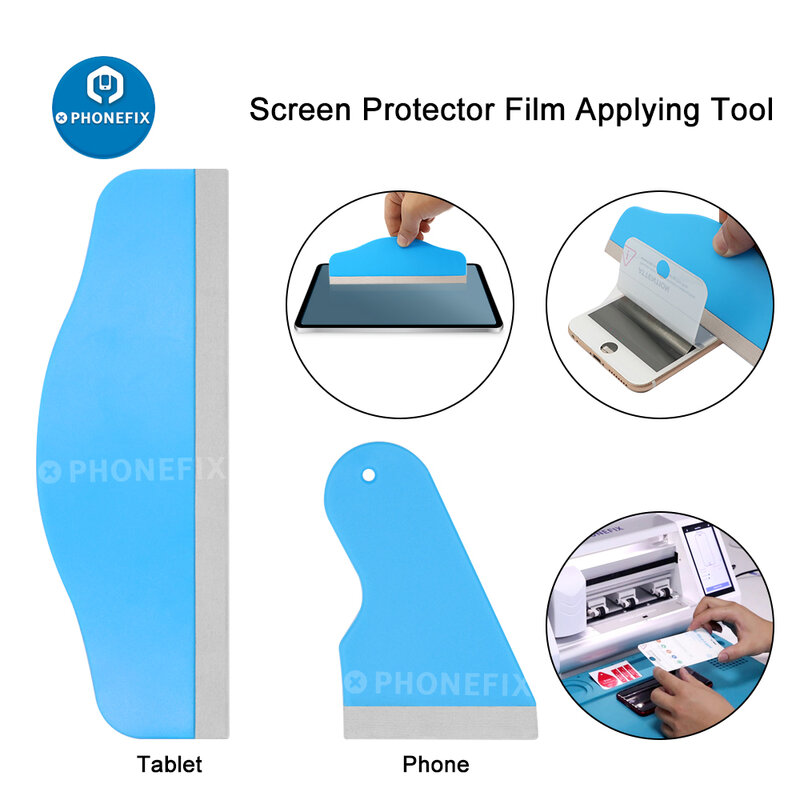 Filme de plotter de corte de hidrogel rodo filme protetor de tela raspador ferramentas de pá de bolha para o cartão de risco de filme do telefone móvel