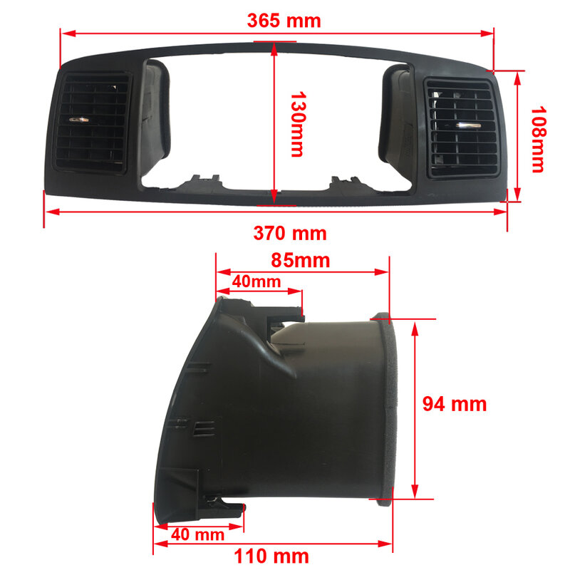 2 din Car radio Center Stereo Audio Radio DVD GPS piastra pannello telaio sostituzione Fascia per TOYOTA Corolla EX Dash Kit