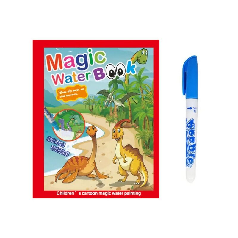 Монтессори игрушки для детей Красочные Водные картинки раскраска граффити многоразовая ручка Магические рисунки доска для рисования с игрушками детские подарки