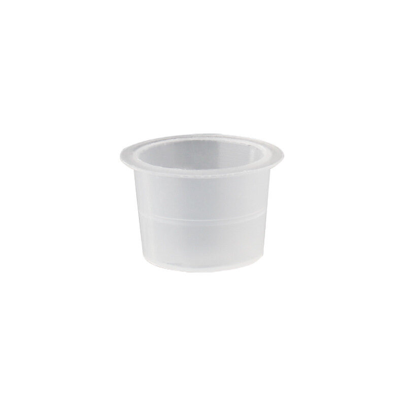 使い捨てプラスチックタトゥーカップ,100個/m/l,永久的なメイクアップ用の容器,クリア