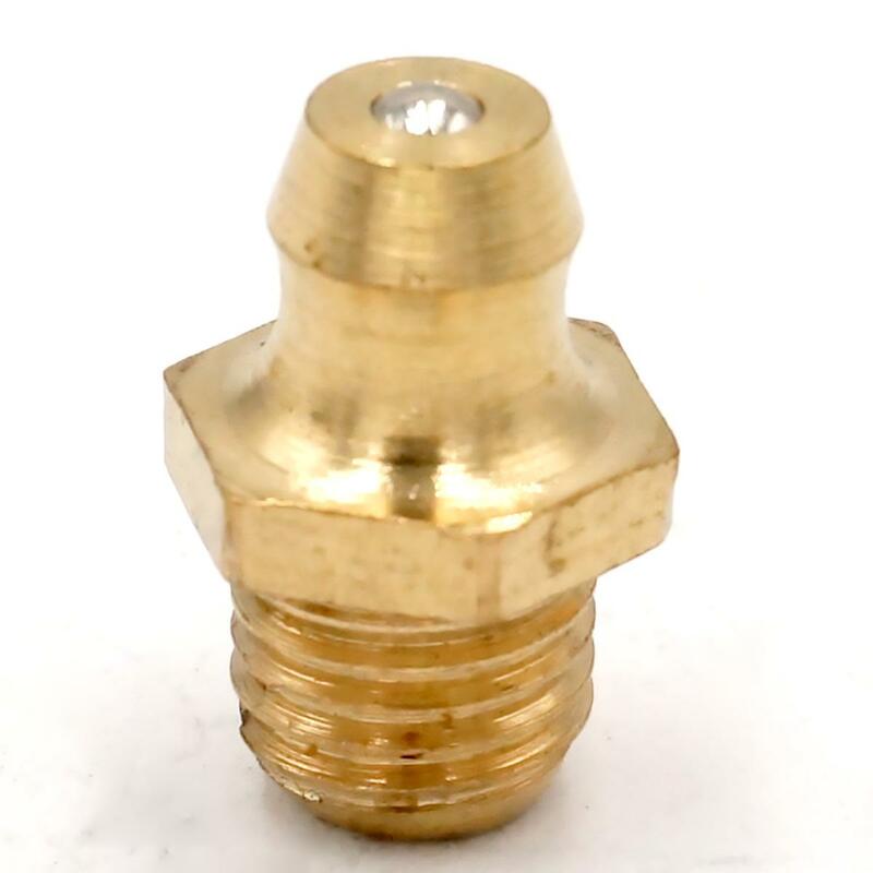 20PCS M8x1mm Male Brass Grease Zerk Nipple Fitting For Grease Gun Machine Tool Accessories