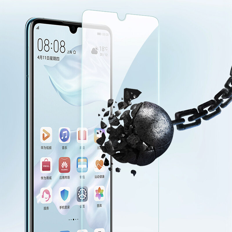 Film protecteur d'écran en verre pour Huawei, 4 pièces, pour modèles P30, P20, P40, 10 Lite Pro, Mate 10, 20, 30 Lite Pro, Psmart 2019