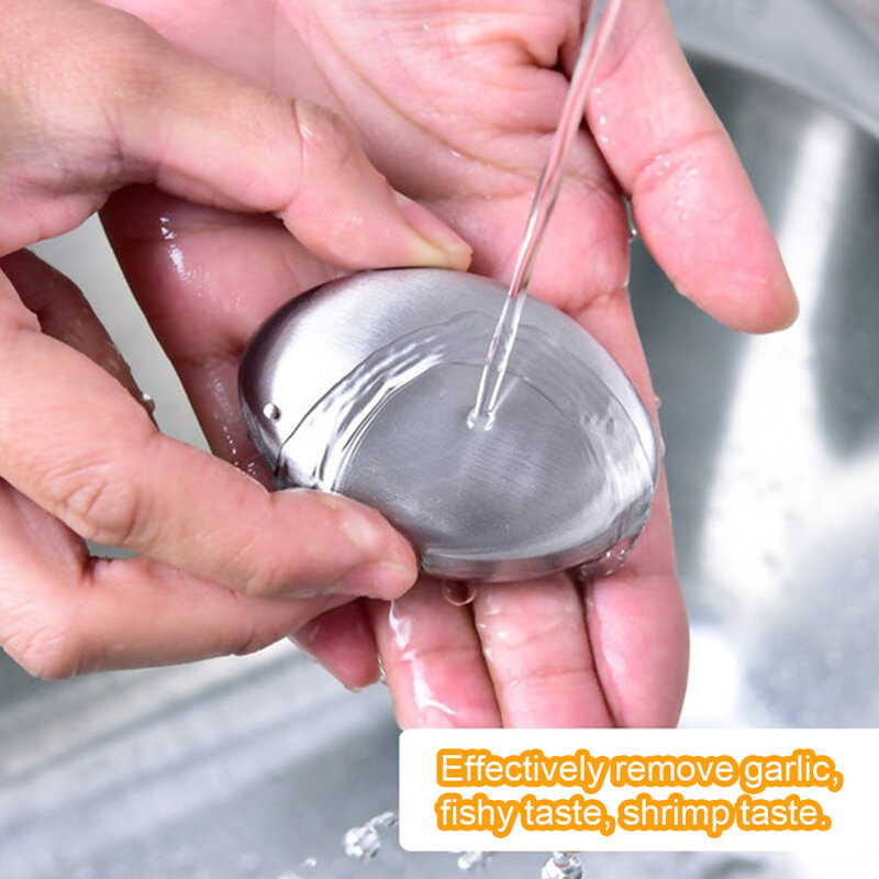 Removedor de odor de sabão barra de cozinha de sabão de aço inoxidável eliminando removedor de odor
