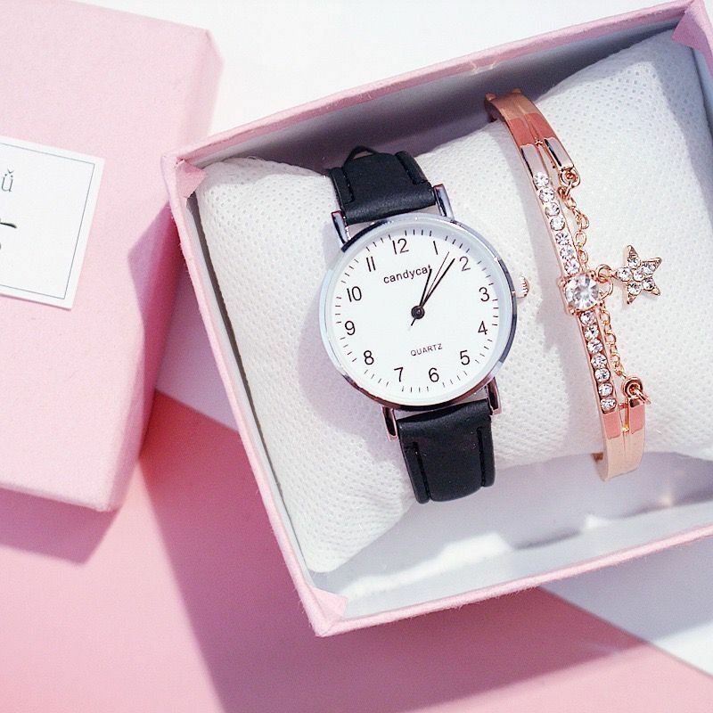 Модные повседневные женские высококачественные кварцевые часы с кожаным ремешком и Циферблатом из Нержавеющей Стали Студенческие цифровые минималистичные Ретро-часы clo для девушек