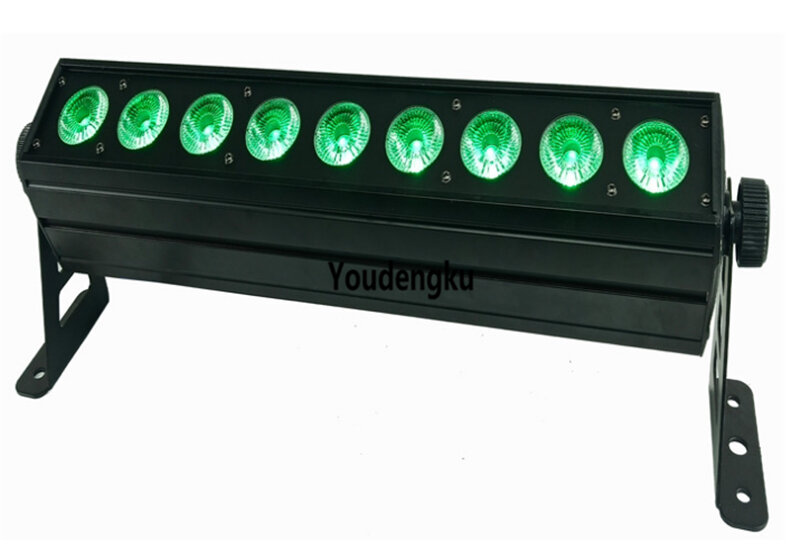 Barra de luz LED impermeable para pared, 20 piezas RGBW, 4 en 1, 9x10W, DMX, IP65