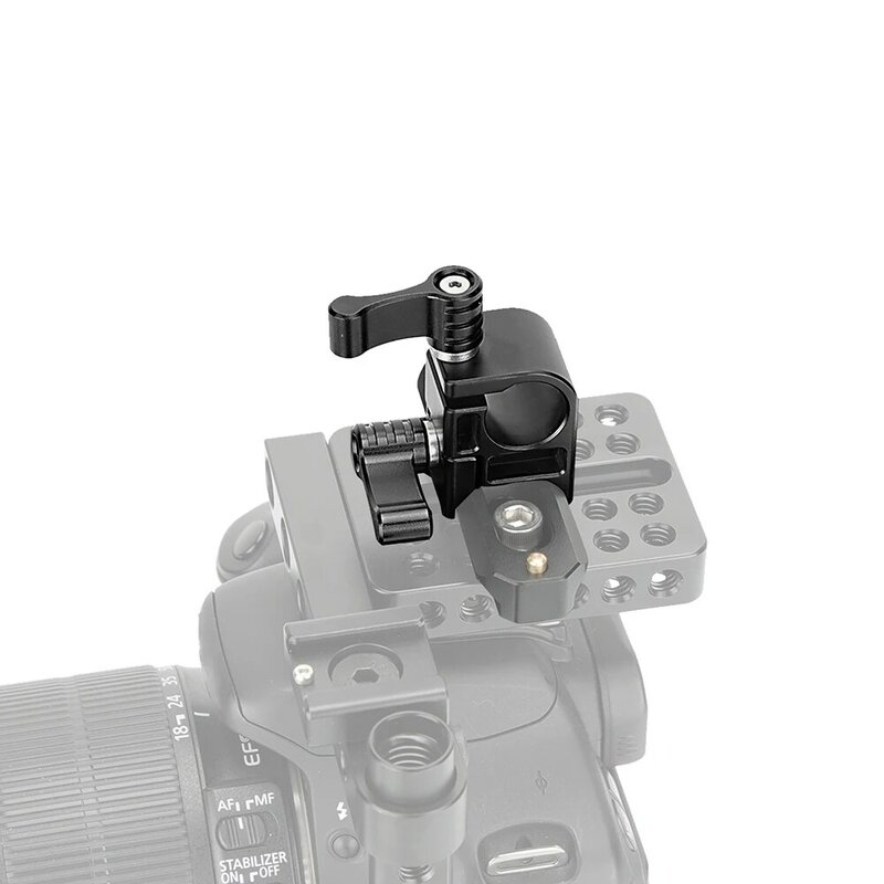 KIMRIG-SWAT Nato 레일 클램프 15mm 로드 클램프, 알루미늄 카메라 리그 Dslr 카메라 용 퀵 릴리스 모니터 뷰파인더 부착