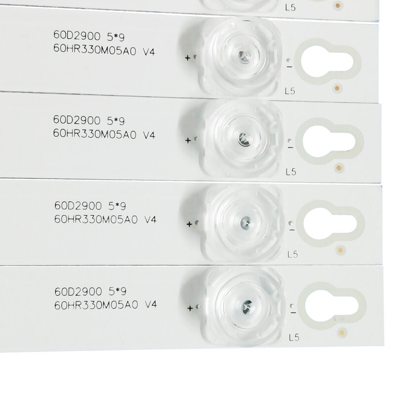9PCS LED Backlight Strip 60HR330M05A0 4C-LB6005-HR01J 60D2900 For TCL L60P2-UD 60A730U 60D2900 60U6700C U60V6026 LVU600LG0T5