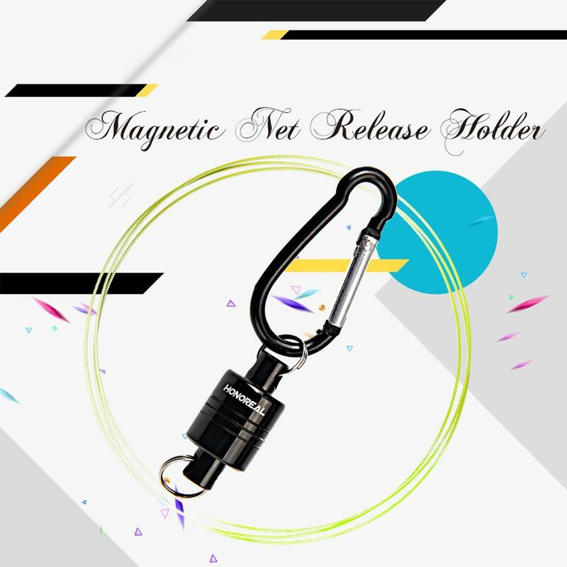 Strong Magnetic Carabiner Aluminum Alloy Carabiner Keychain Outdoor Camping Climbing Snap Clip Lock Buckle Hook Fishing Tool