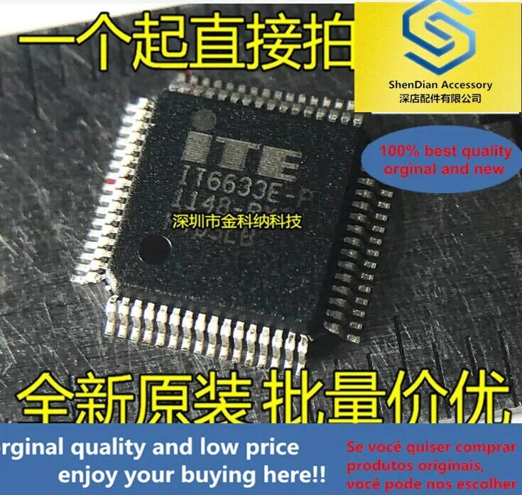 Chip de placa base BXO para TV LCD, IT6633E-P original, solo para IT6633E-P, 10 Uds.