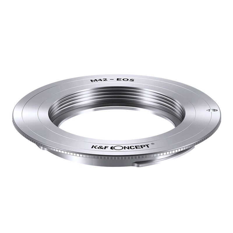 K & F CONCEPT 렌즈 마운트 어댑터, M42 42MM 스크류 마운트 렌즈-캐논 EOS 카메라 마운트 어댑터 무료 배송