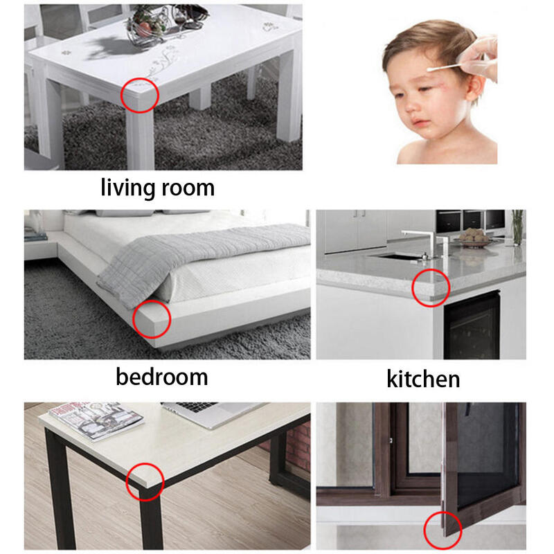 Bayi Aman Transparan Sudut Anak-anak Anti Tabrakan Sudut Meja Pelindung Rumah Dapur Furnitur Kursi Pelindung