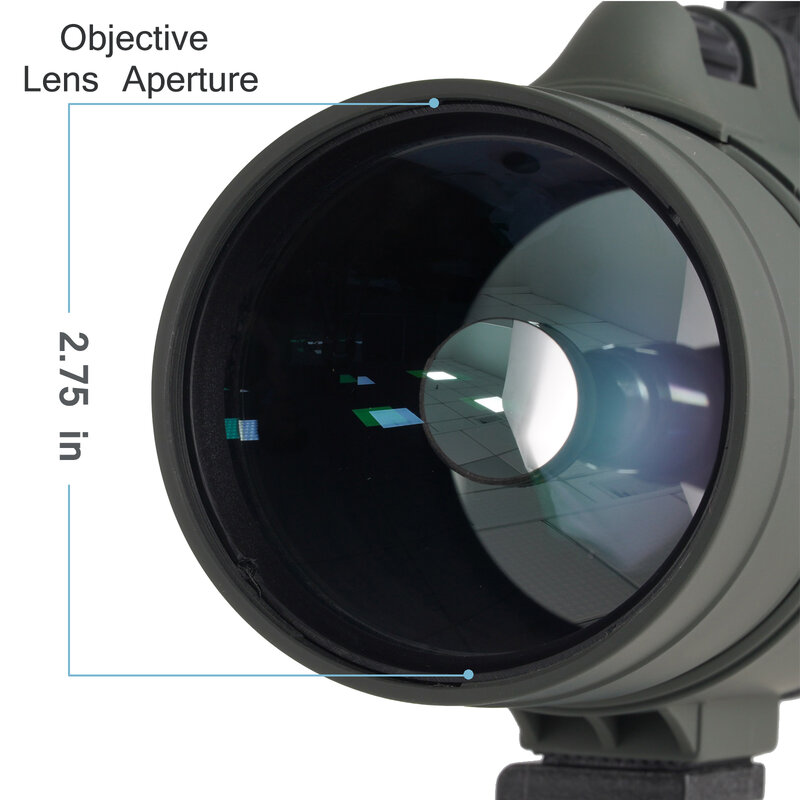 Visionking กล้องส่องกลางแจ้ง25-75x70ดูนกการล่าเหยื่อการตั้งแคมป์ที่มีประสิทธิภาพ BAK4 FMC กล้องโทรทรรศน์กันน้ำพร้อมขาตั้งกล้อง