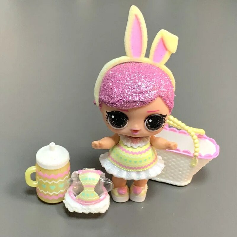 Original lol bonecas ultra raro glitter unicórnio conjunto com acessórios série faísca l.o.l surpresa brinquedo meninas presente de aniversário