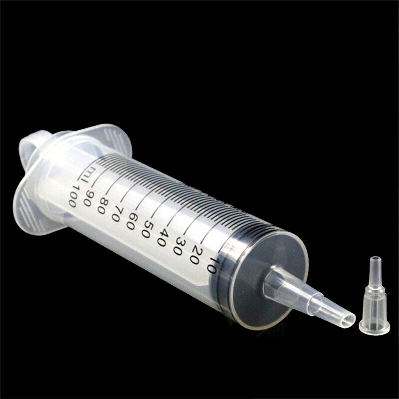 100ML Plastic Syringe Applications Measuring Nutrient Sterile Reusable Kitchen Tool
