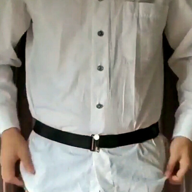 Camisa ajustável anti-enrugamento cinta quente camisa vestido titular perto camisa ficar melhor tuck it cinto antiderrapante anti-rugas cintas