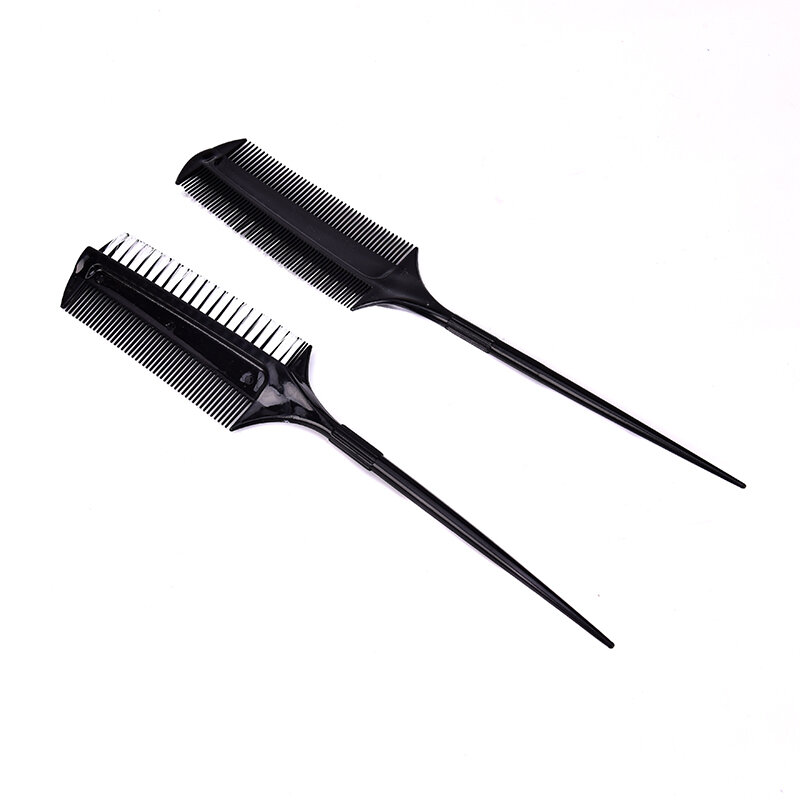 Peigne Double face professionnel pour salon de coiffure, avec brosse en Nylon pour séchage et teinture des cheveux, outils de coiffure