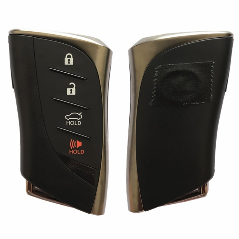 Coque de clé télécommande intelligente pour Lexus LS500, ES300h, ES350, ES200, ES260, LS350, LS500h, 4 boutons, avec lame de secours, CS052014