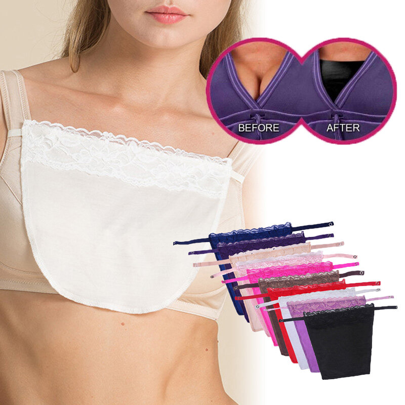 Fashion Women Strapless Camisoles Intimates Underwear Strapless Bra Top Easy Lace Breast Wrap Lace Cover Cloth