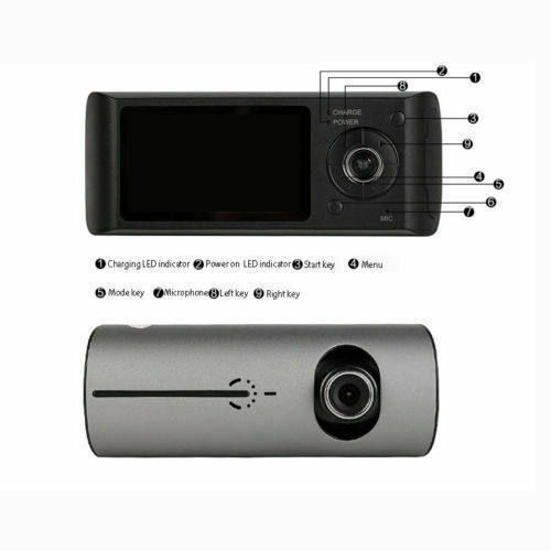 Beliewin voiture DVR caméra Full HD 1080P 2.7 pouces écran LCD tableau de bord caméra rétroviseur enregistreur vidéo g-sensor double lentille Cam