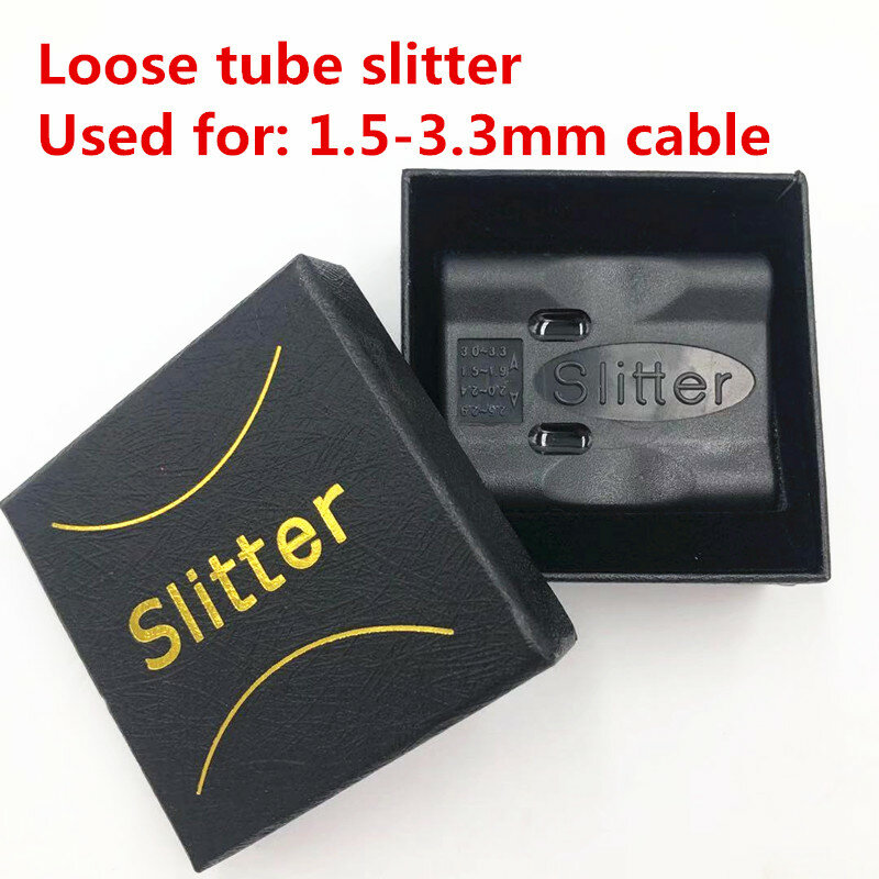 FTTH-Coupe-câble à fibre optique, découpeuse de gaine longitudinale, dénudeur de câble, découpeuse de cluster de câble, longueur moyenne