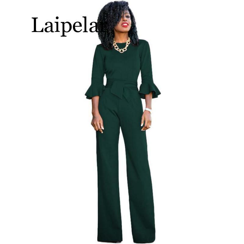Jumpsuits for women 2019 autumn Fashion casual womens jumpsuit long pants Knitted Solid bandage jumpsuit bodycon sexy jumpsui
